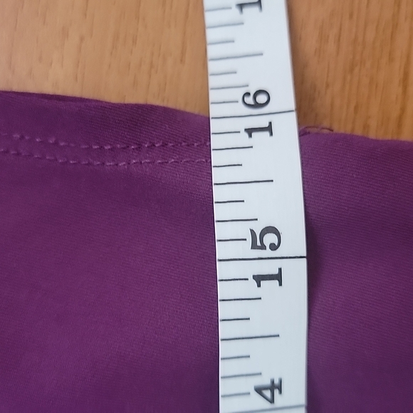 Deep v-neck purple dress - Picture 10 of 12